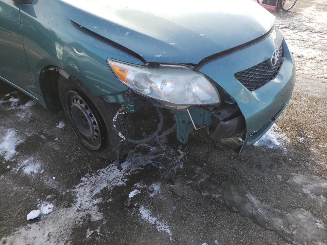 Photo 9 from auction – 2009 TOYOTA COROLLA BA with VIN 2T1BU40E49C145495