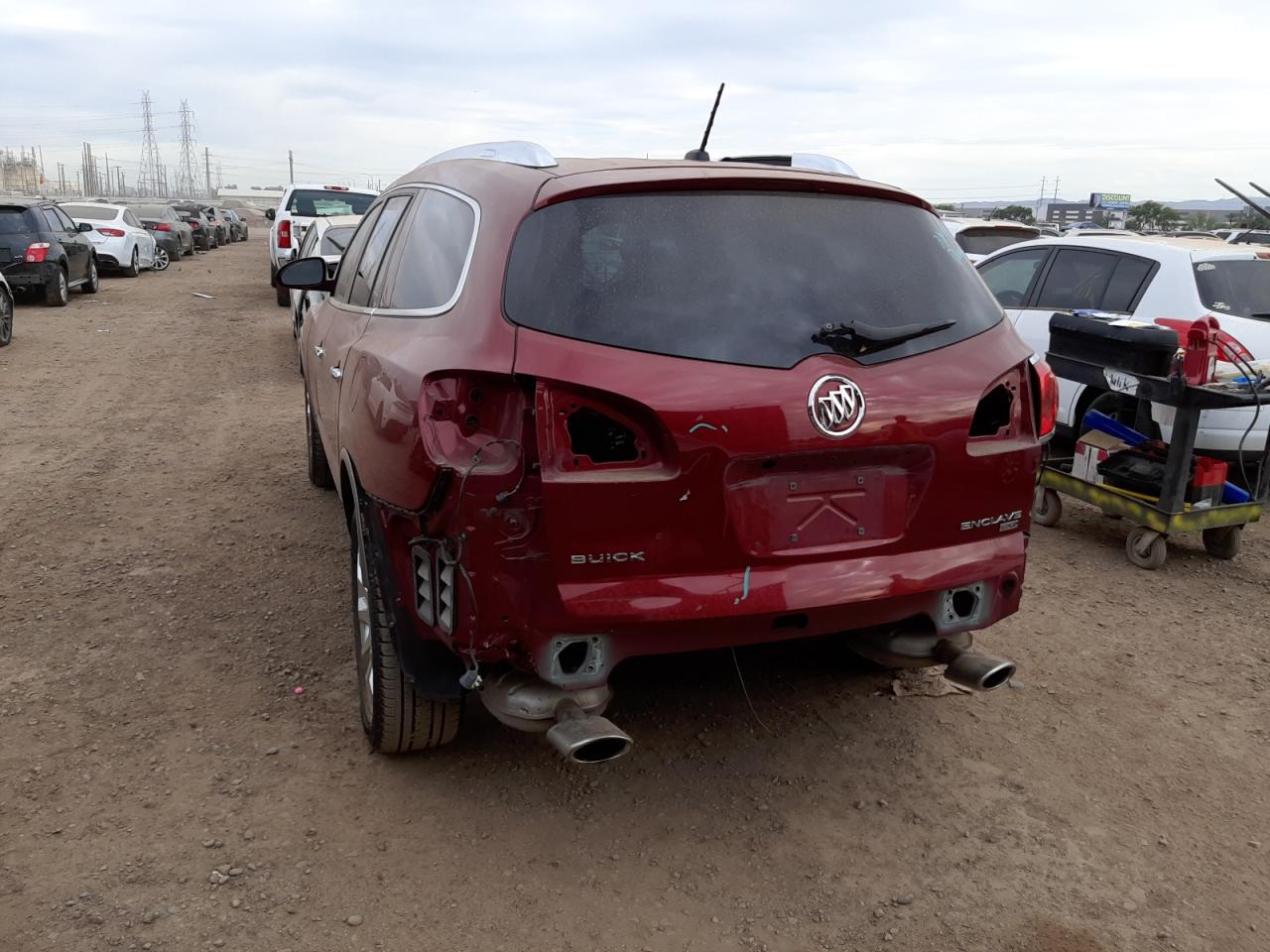 Photo 9 from auction – 2010 BUICK ENCLAVE CX with VIN 5GALRCEDXAJ116304