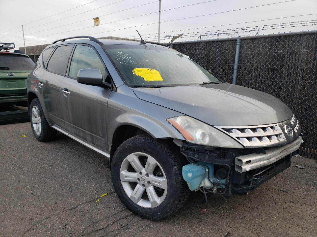 NISSAN MURANO SL 2006 with VIN JN8AZ08W16W531124 - Photo from auction
