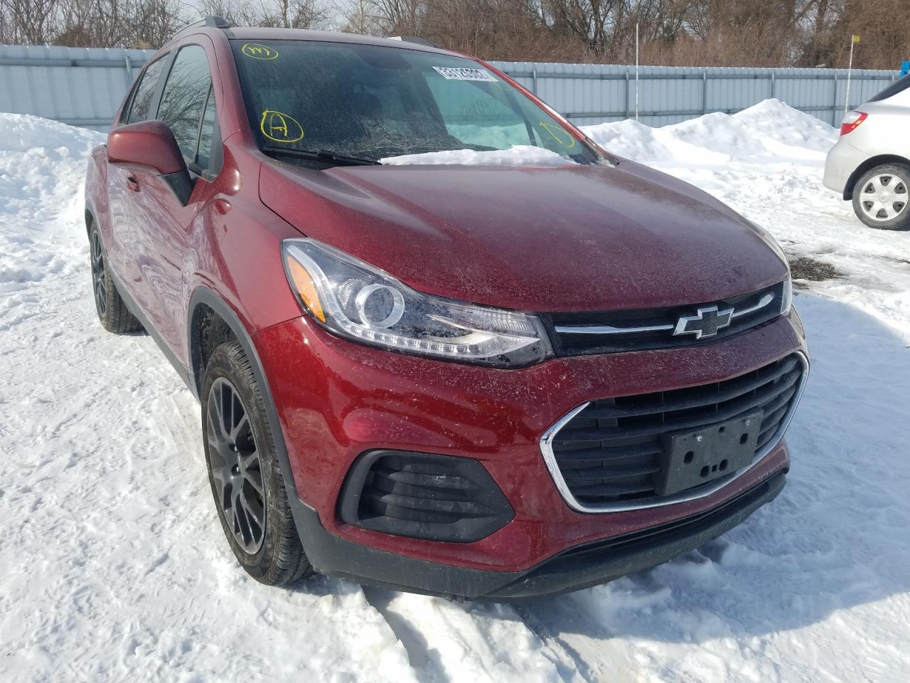 CHEVROLET TRAX 1LT 2021 with VIN KL7CJLSB2MB342602 - Photo from auction