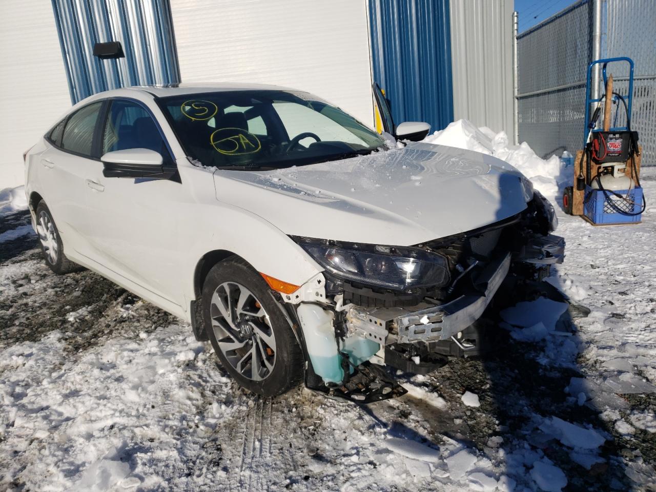 HONDA CIVIC EX 2019 with VIN 2HGFC2F74KH020284 - Photo from auction