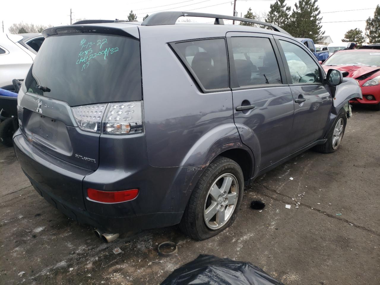 Photo 4 from auction – 2007 MITSUBISHI OUTLANDER with VIN JA4MT31X07Z015524