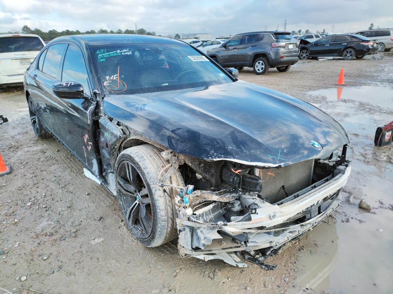 BMW 750 I 2016 with VIN WBA7F0C5XGGM20545 - Photo from auction