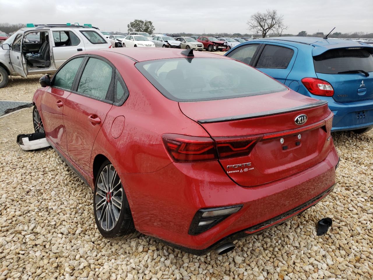 Photo 3 from auction – 2021 KIA FORTE GT with VIN 3KPF44AC1ME409586