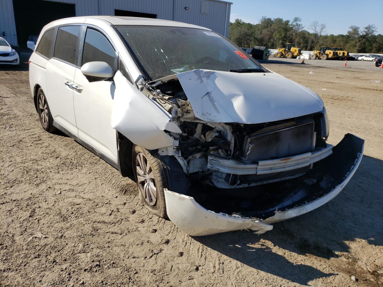 HONDA ODYSSEY EX 2014 with VIN 5FNRL5H61EB110438 - Photo from auction