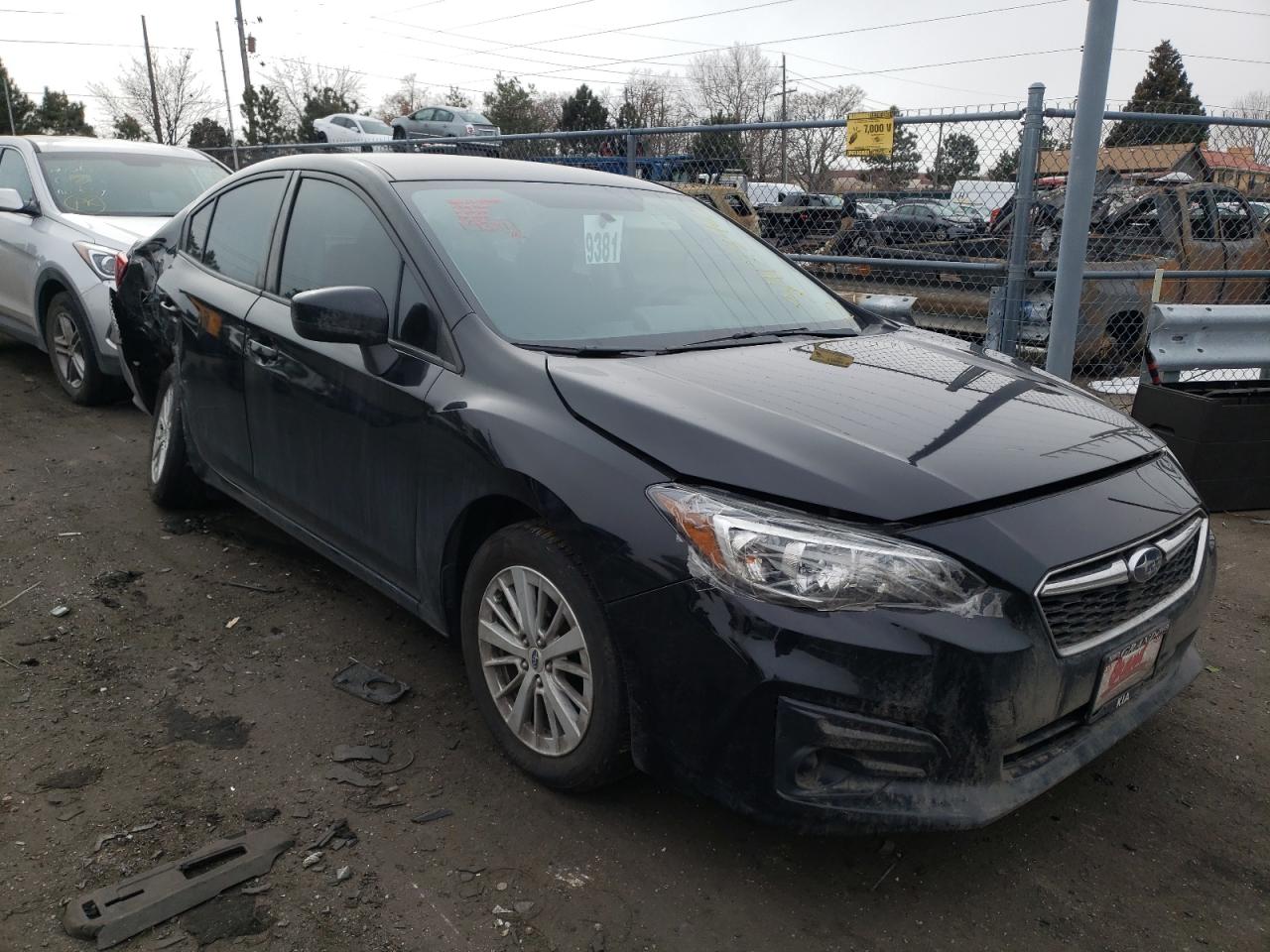 SUBARU IMPREZA PR 2017 with VIN 4S3GKAB61H3611990 - Photo from auction
