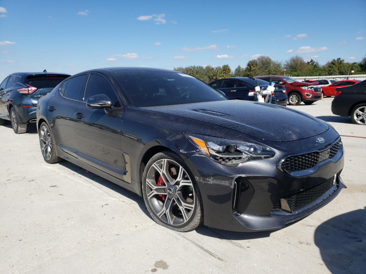 KIA STINGER GT 2019 with VIN KNAE55LC3K6055503 - Photo from auction