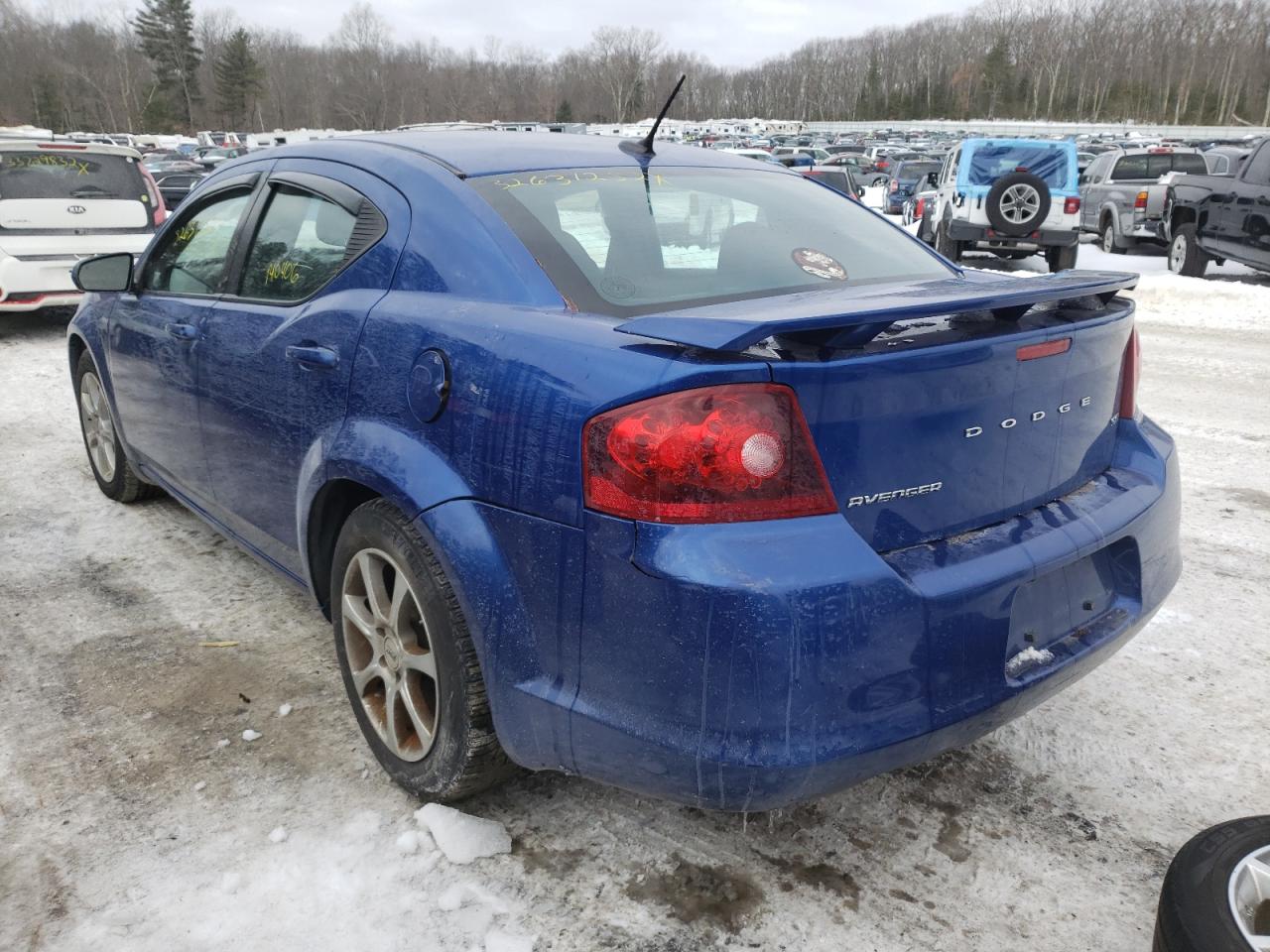 Photo 3 from auction – 2012 DODGE AVENGER with VIN 1C3CDZEG2CN238696