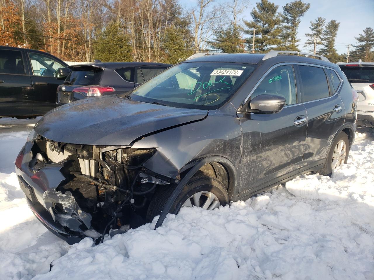 Photo 2 from auction – 2015 NISSAN ROGUE S with VIN KNMAT2MV8FP541956
