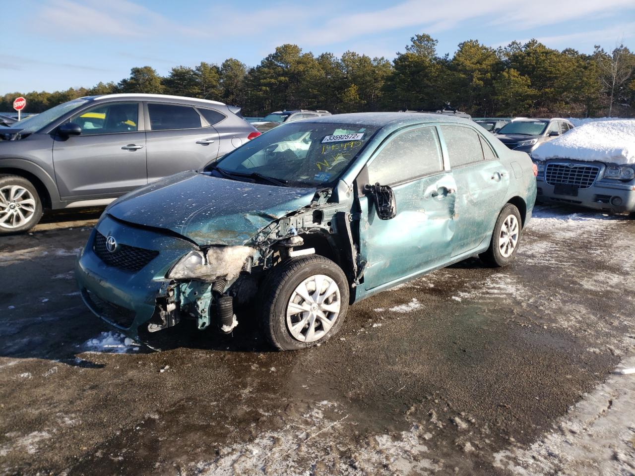 Photo 2 from auction – 2009 TOYOTA COROLLA BA with VIN 2T1BU40E49C145495