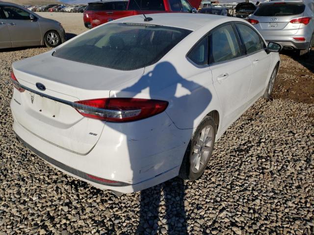 Photo 4 from auction – 2017 FORD FUSION SE with VIN 3FA6P0H75HR398590