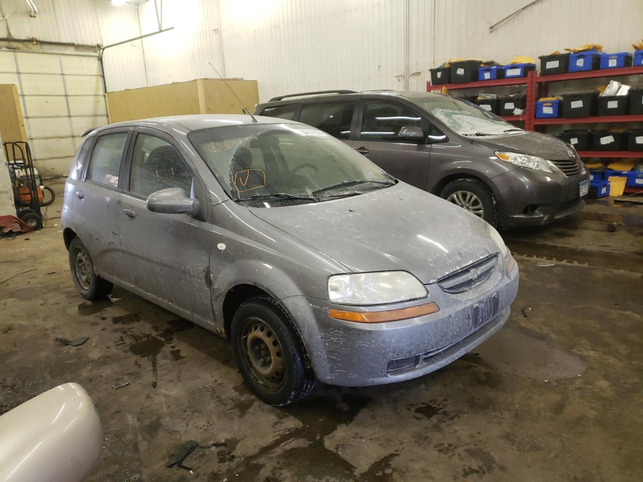 CHEVROLET AVEO BASE 2007 with VIN KL1TD66697B776567 - Photo from auction