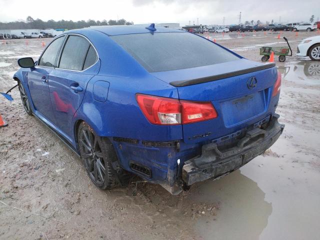 Photo 3 from auction – 2008 LEXUS IS-F with VIN JTHBP262085001784