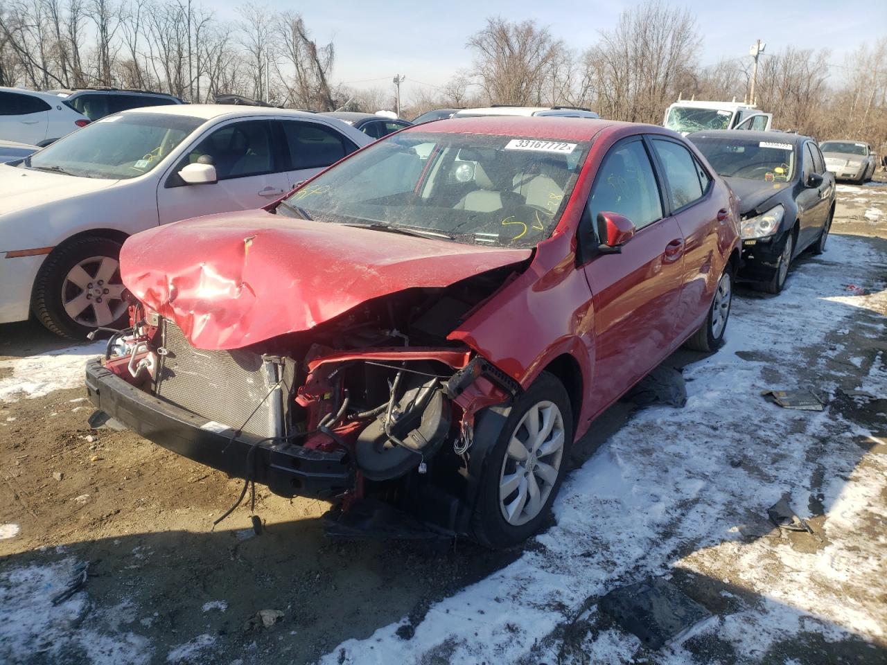Photo 2 from auction – 2016 TOYOTA COROLLA L with VIN 2T1BURHE7GC695367
