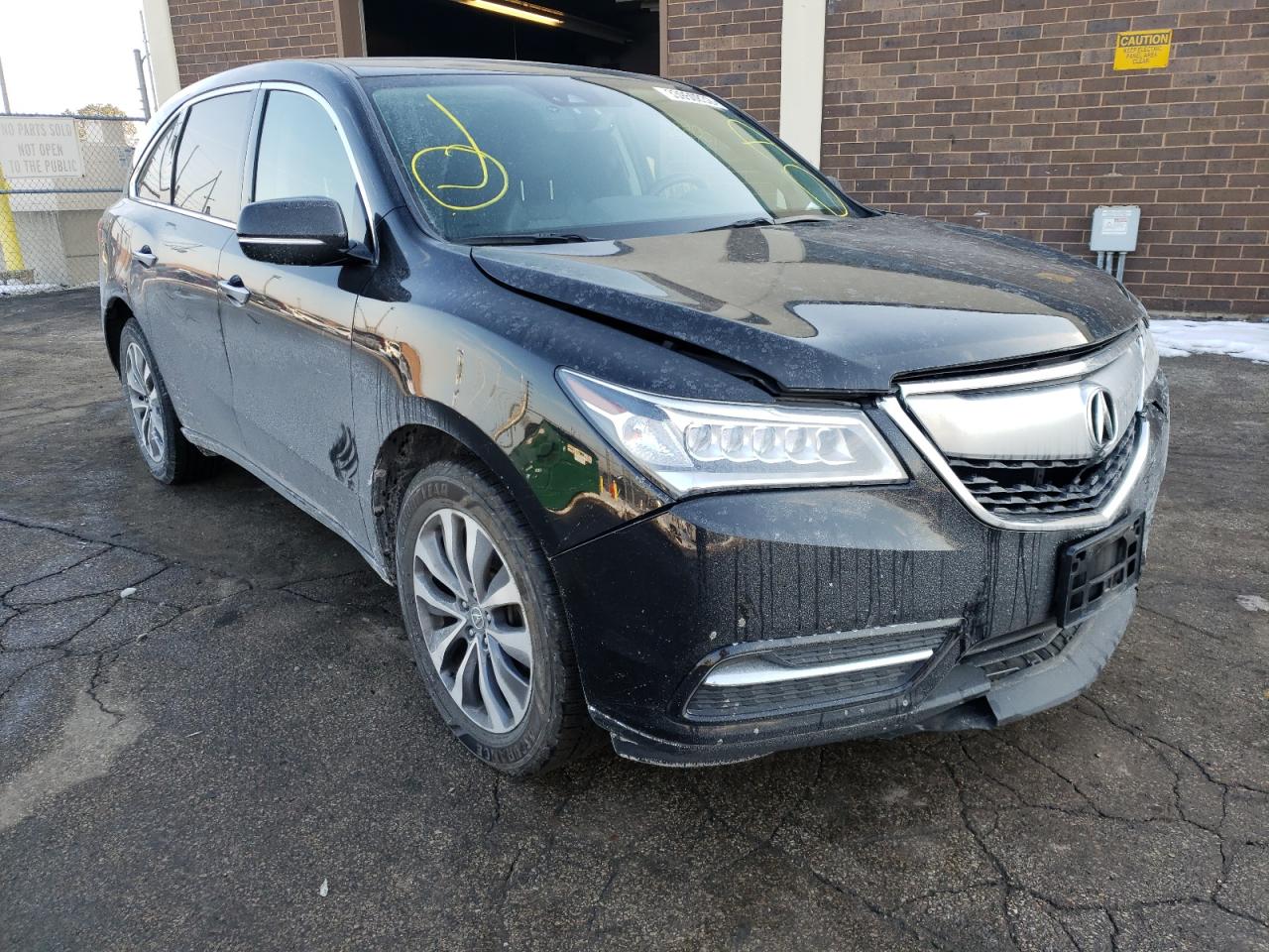 ACURA MDX TECHNO 2016 with VIN 5FRYD4H65GB005969 - Photo from auction
