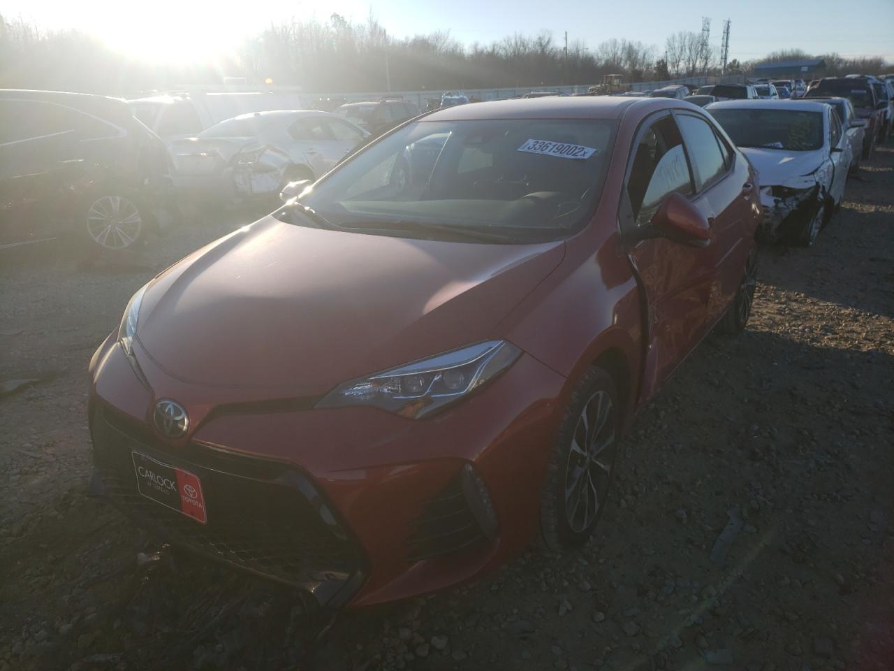Photo 2 from auction – 2018 TOYOTA COROLLA L with VIN 5YFBURHE3JP791729