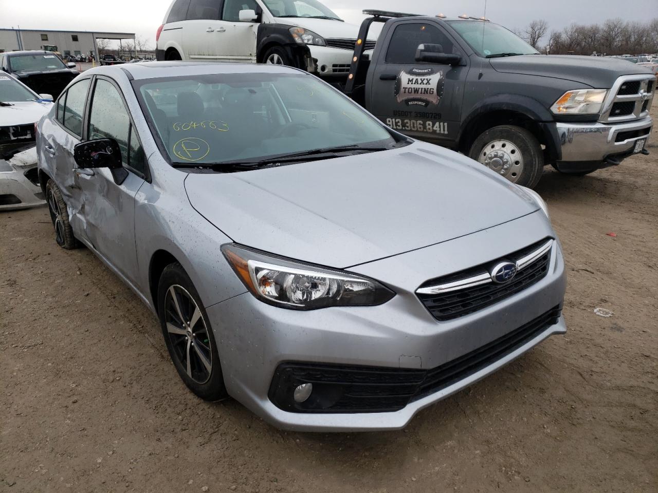 SUBARU IMPREZA PR 2021 with VIN 4S3GKAD67M3604663 - Photo from auction