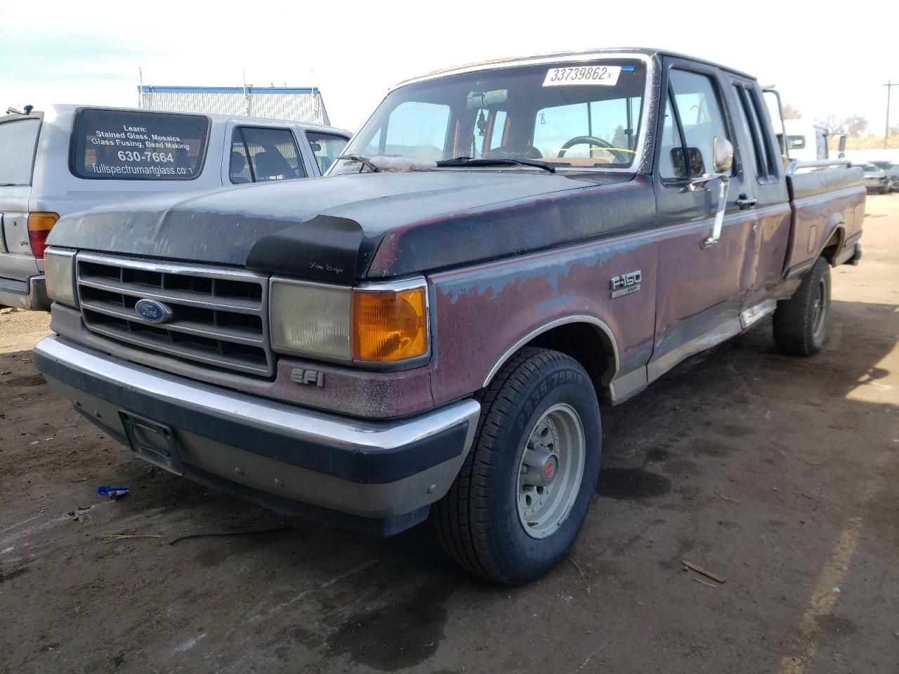 Photo 2 from auction – 1991 FORD F150 with VIN 1FTEX15N0MKA74170