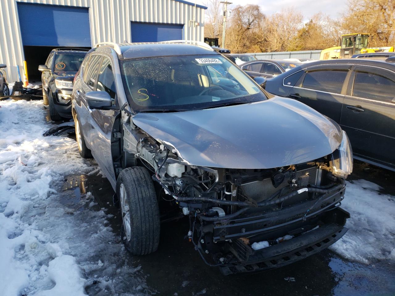 NISSAN ROGUE S 2017 with VIN KNMAT2MV4HP580840 - Photo from auction