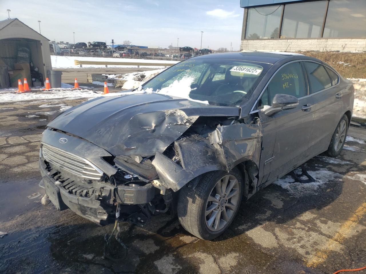 Photo 2 from auction – 2017 FORD FUSION SE with VIN 3FA6P0PU1HR239847