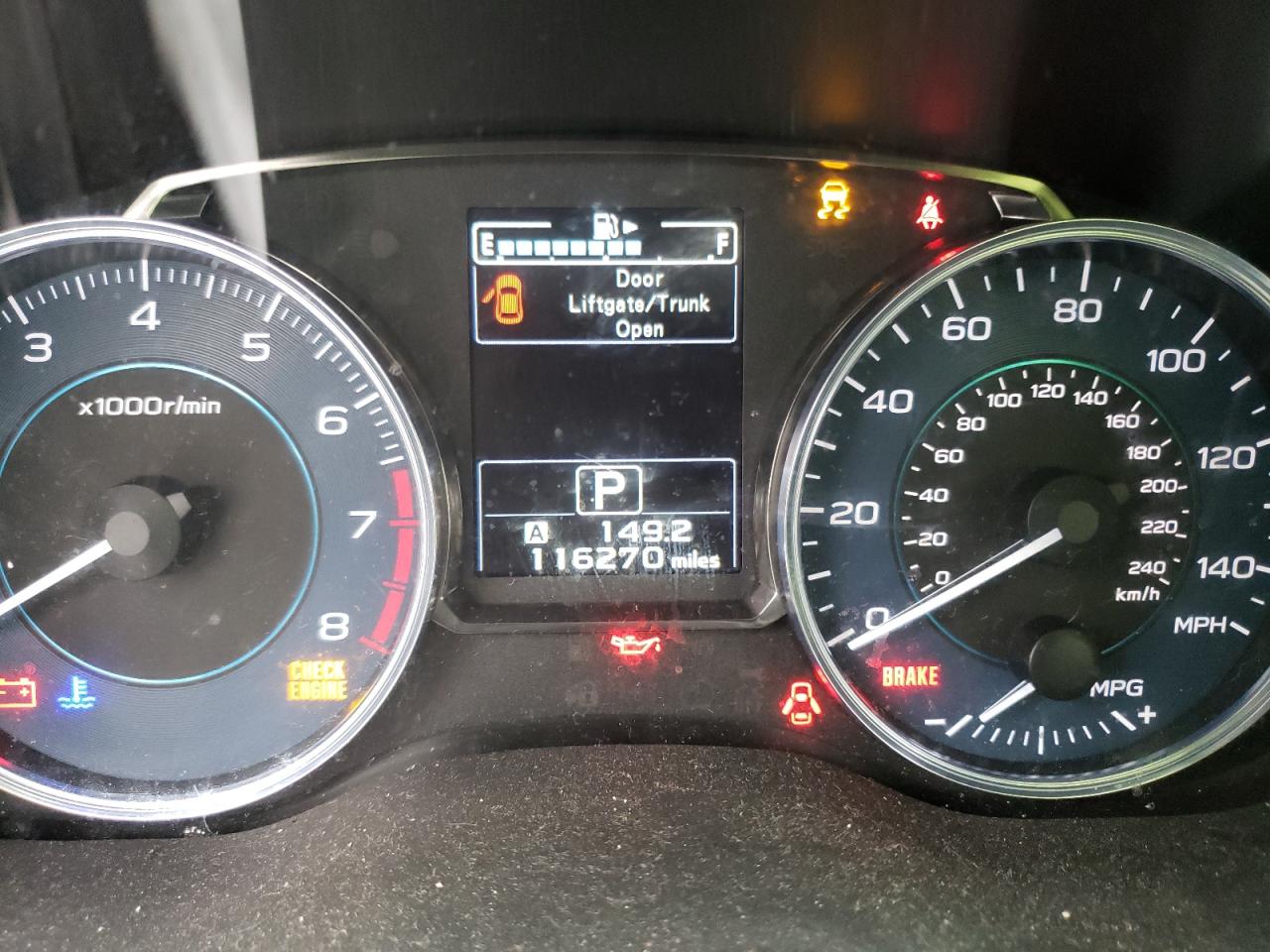 Foto 8 de la subasta – 2015 SUBARU IMPREZA SP con VIN JF1GPAW68F8203780