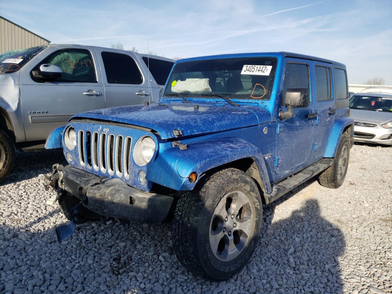 Photo 2 from auction – 2016 JEEP WRANGLER U with VIN 1C4BJWEG7GL210781