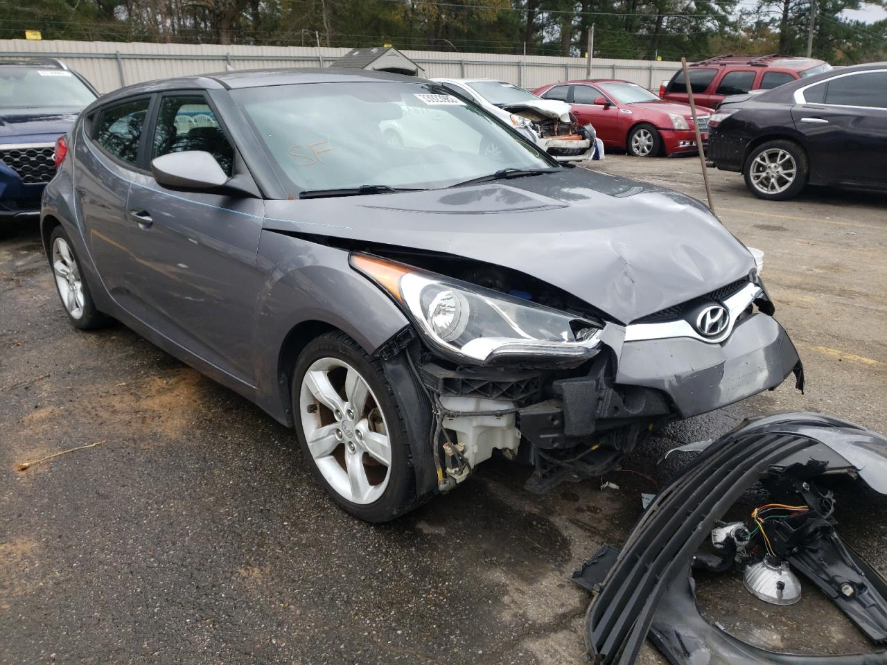 HYUNDAI VELOSTER 2015 with VIN KMHTC6ADXFU225709 - Photo from auction