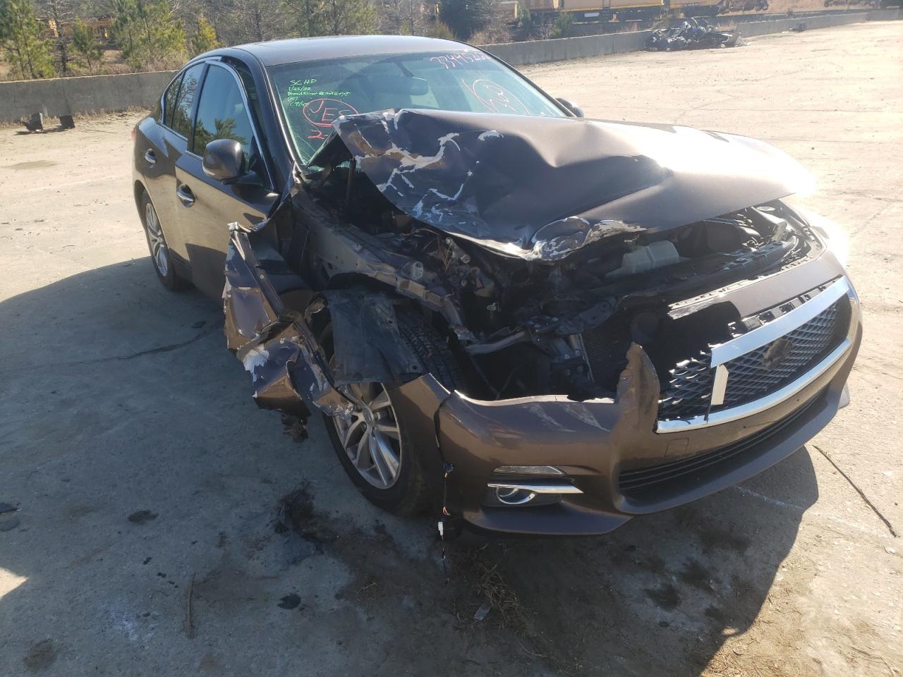 Photo 1 from auction – 2015 INFINITI Q50 BASE with VIN JN1BV7AR9FM404290