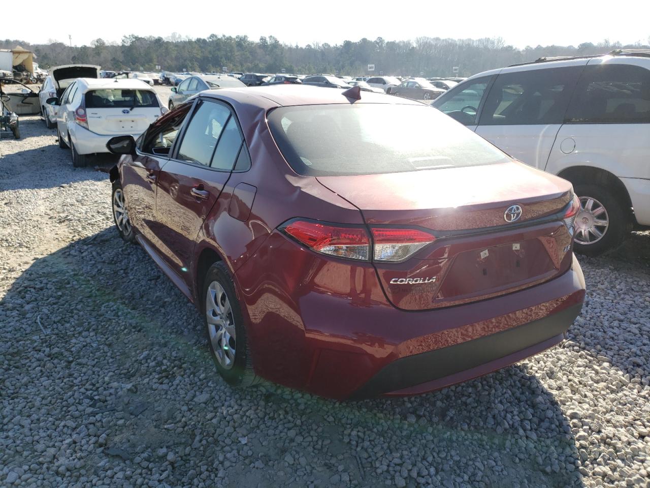 Photo 3 from auction – 2022 TOYOTA COROLLA LE with VIN 5YFEPMAE3NP278553