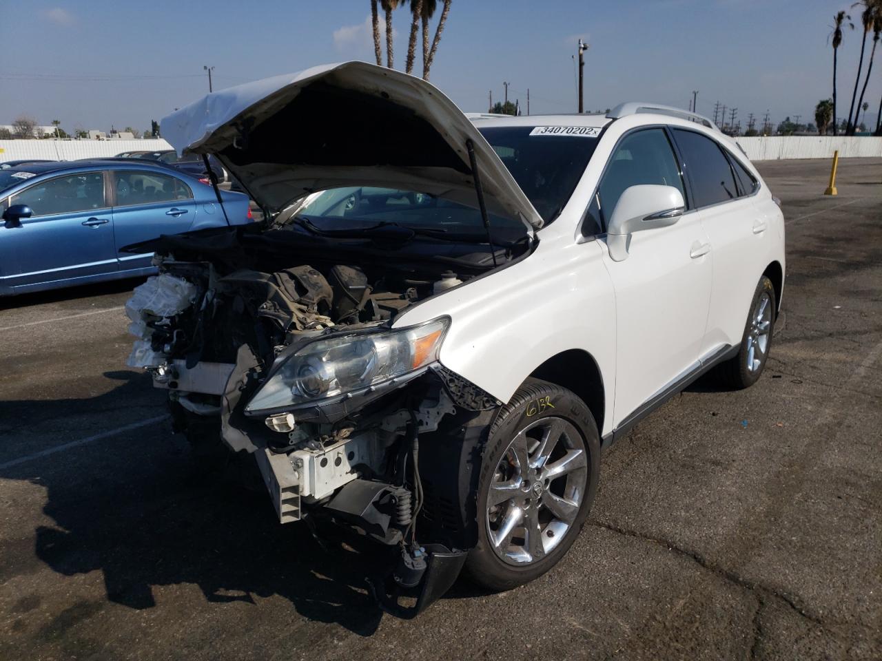 Photo 2 from auction – 2011 LEXUS RX 350 with VIN 2T2ZK1BA6BC060544