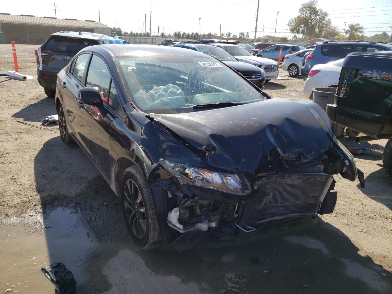 HONDA CIVIC EX 2013 with VIN 19XFB2F89DE251237 - Photo from auction