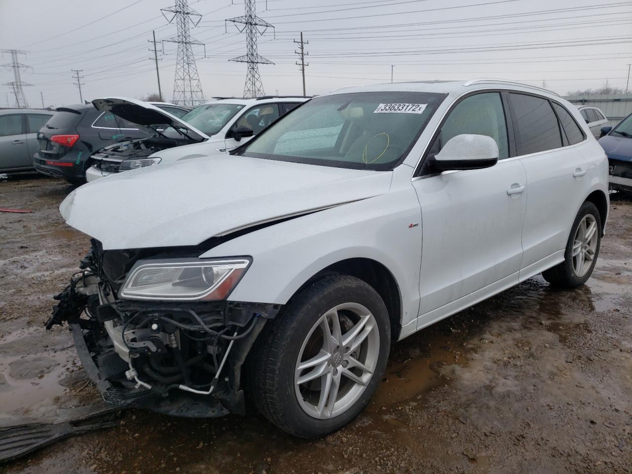 Photo 2 from auction – 2014 AUDI Q5 PREMIUM with VIN WA1DGAFP8EA007524