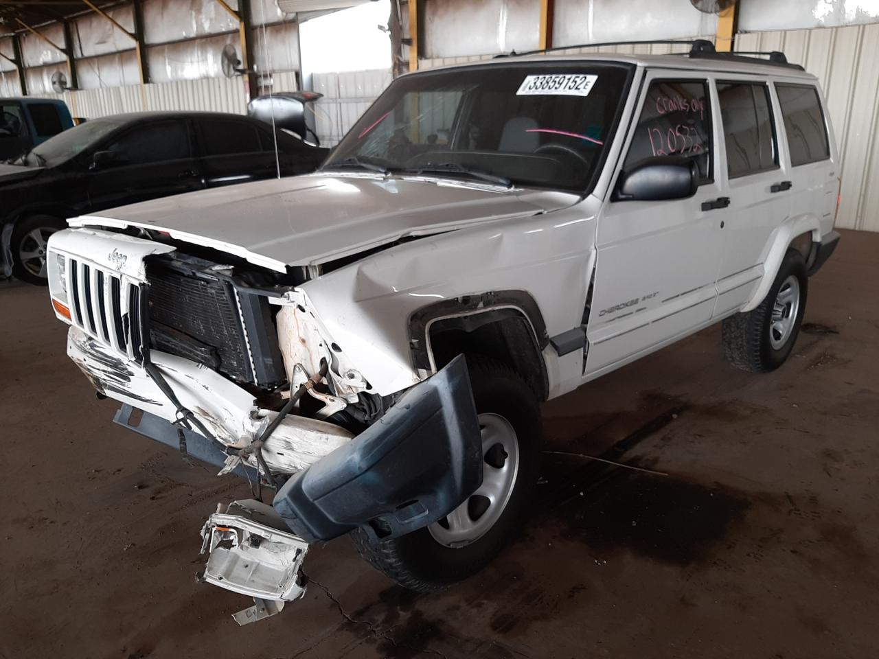 Photo 2 from auction – 2001 JEEP CHEROKEE S with VIN 1J4FF48S61L585621
