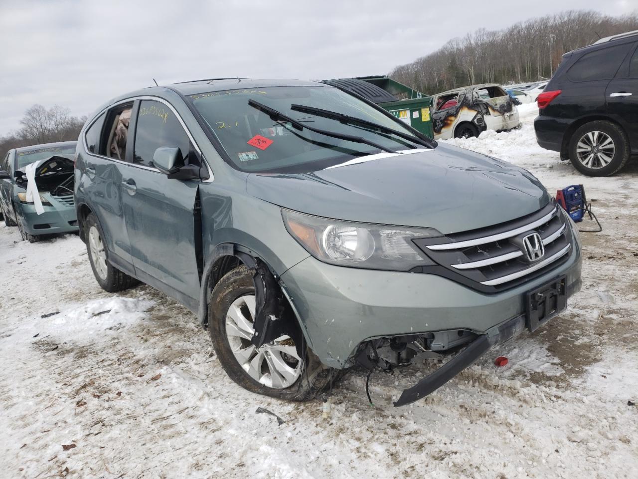 HONDA CR-V EX 2012 with VIN JHLRM4H53CC017786 - Photo from auction