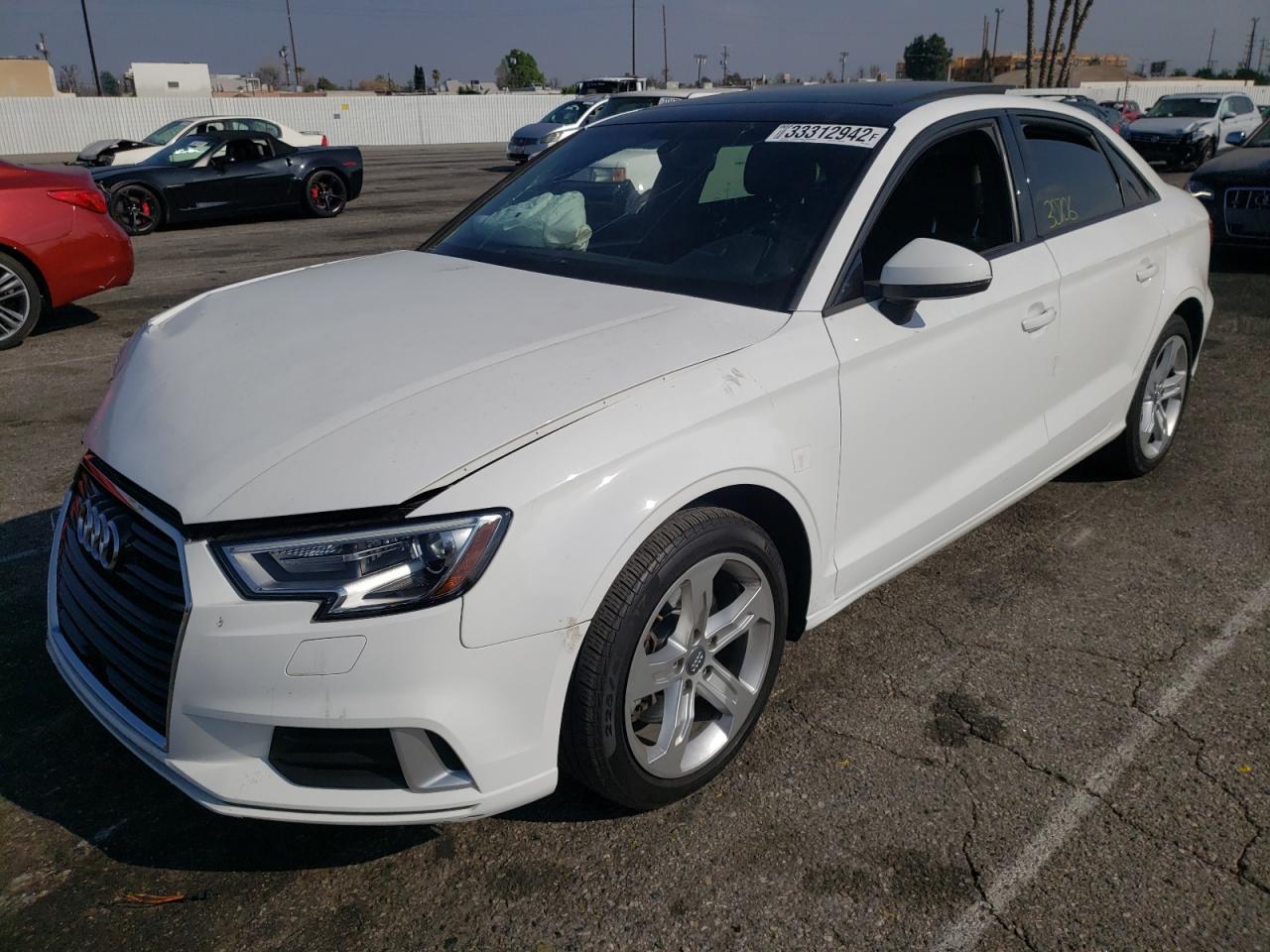 Photo 2 from auction – 2018 AUDI A3 PREMIUM with VIN WAUAUGFF9J1088827