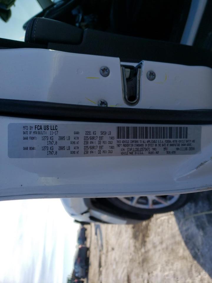 Photo 10 from auction – 2018 JEEP CHEROKEE L with VIN 1C4PJLCB2JD573471