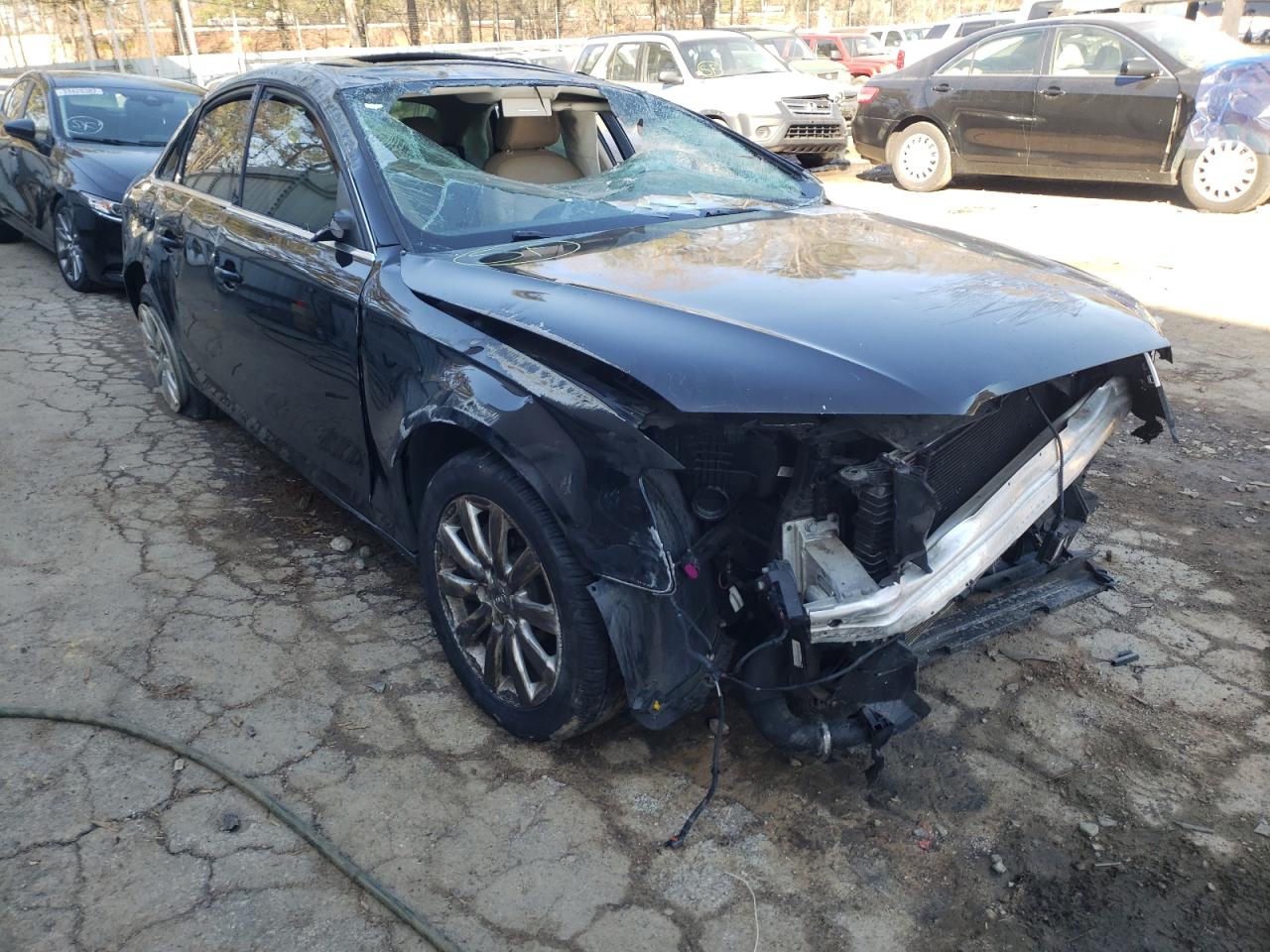 AUDI A4 PREMIUM 2013 with VIN WAUAFAFL2DN024235 - Photo from auction