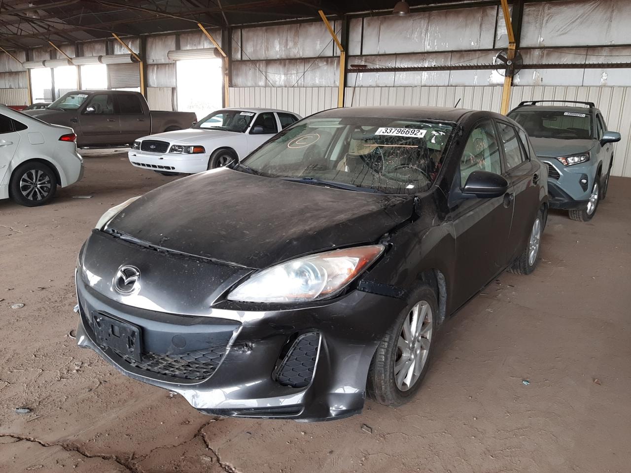 Photo 2 from auction – 2012 MAZDA 3 I with VIN JM1BL1L70C1678101
