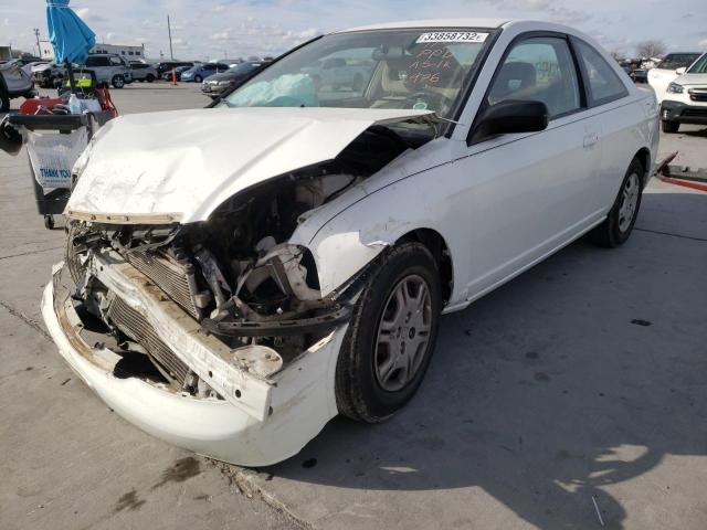 Photo 2 from auction – 2002 HONDA CIVIC LX with VIN 1HGEM22582L052476