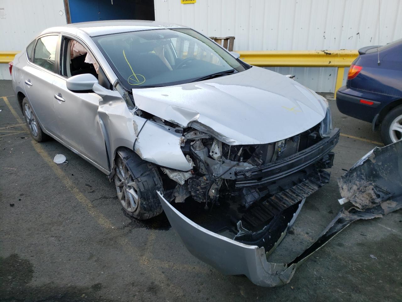 NISSAN SENTRA S 2019 with VIN 3N1AB7AP1KL623638 - Photo from auction