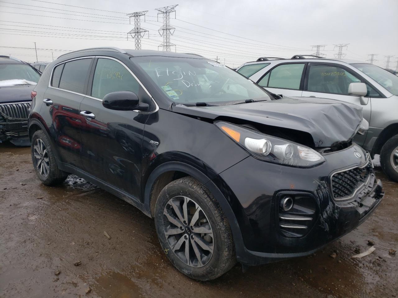 KIA SPORTAGE E 2017 with VIN KNDPNCAC1H7199556 - Photo from auction