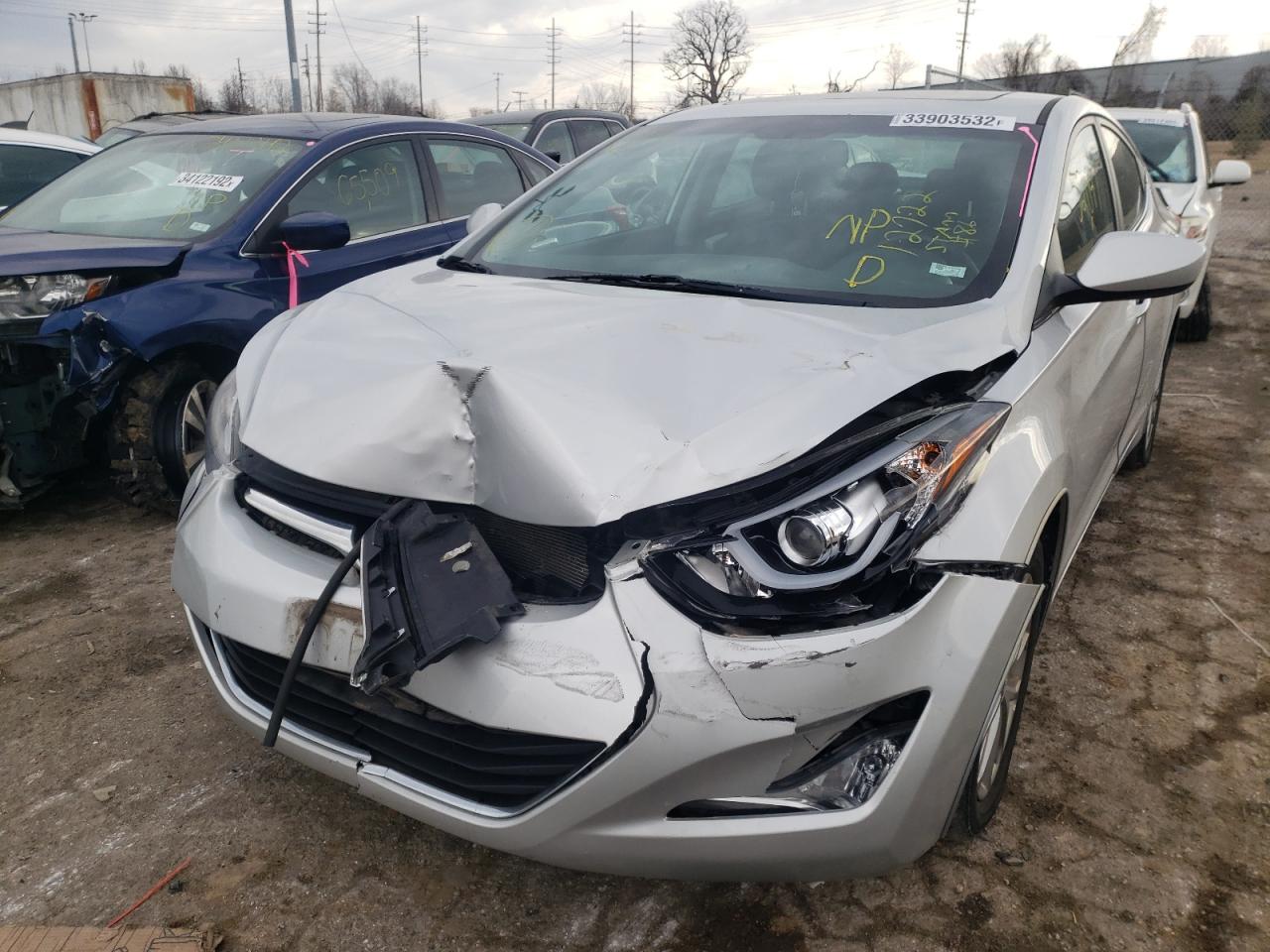 Photo 9 from auction – 2015 HYUNDAI ELANTRA SE with VIN 5NPDH4AE4FH617151