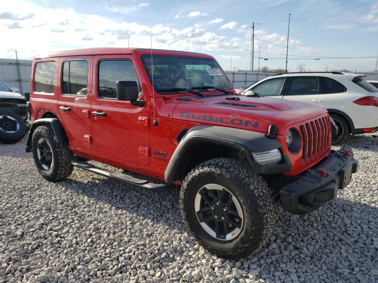 Photo 1 from auction – 2021 JEEP WRANGLER U with VIN 1C4HJXFN5MW600415