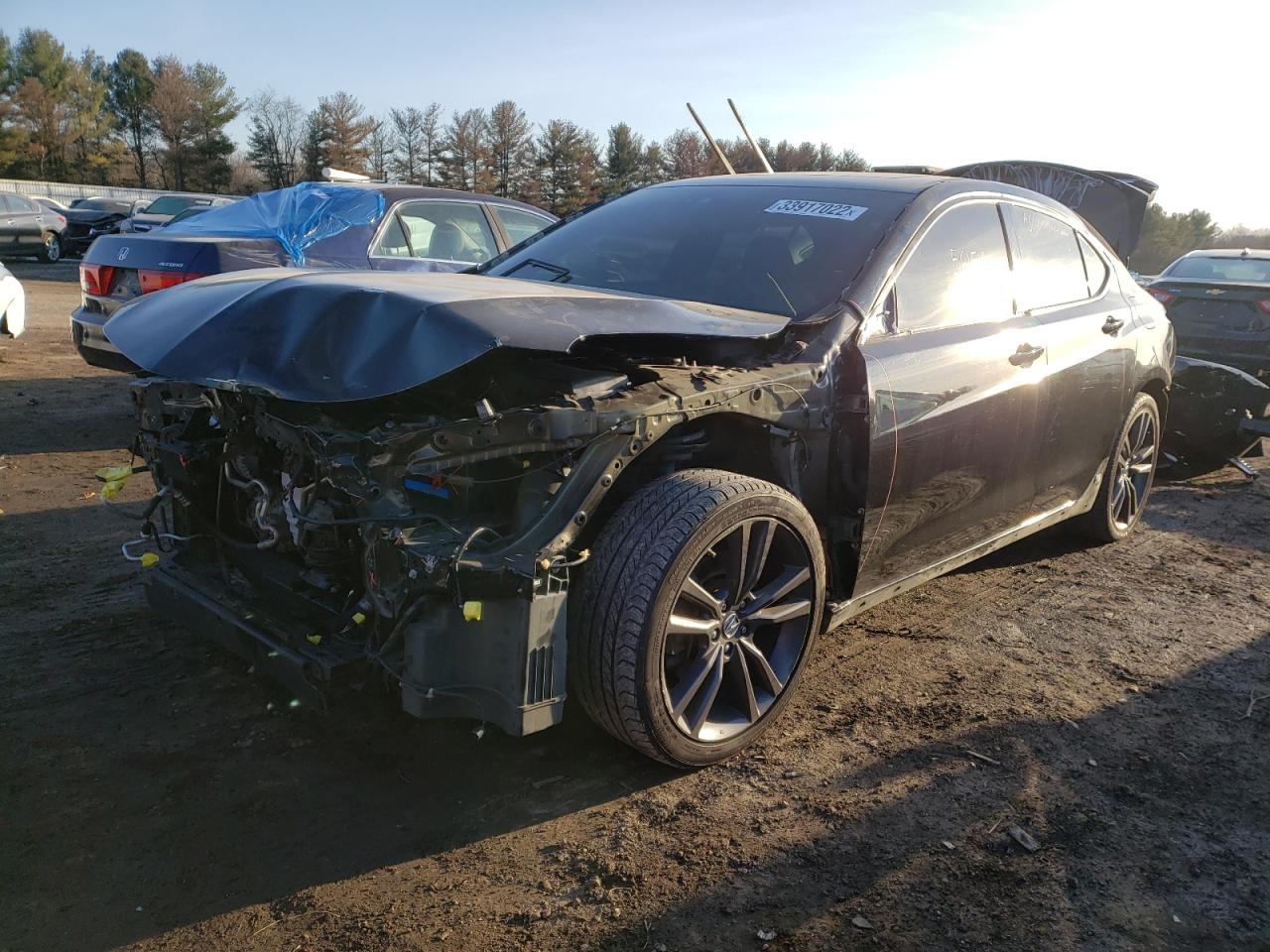 Photo 2 from auction – 2018 ACURA TLX TECH+A with VIN 19UUB3F65JA006849