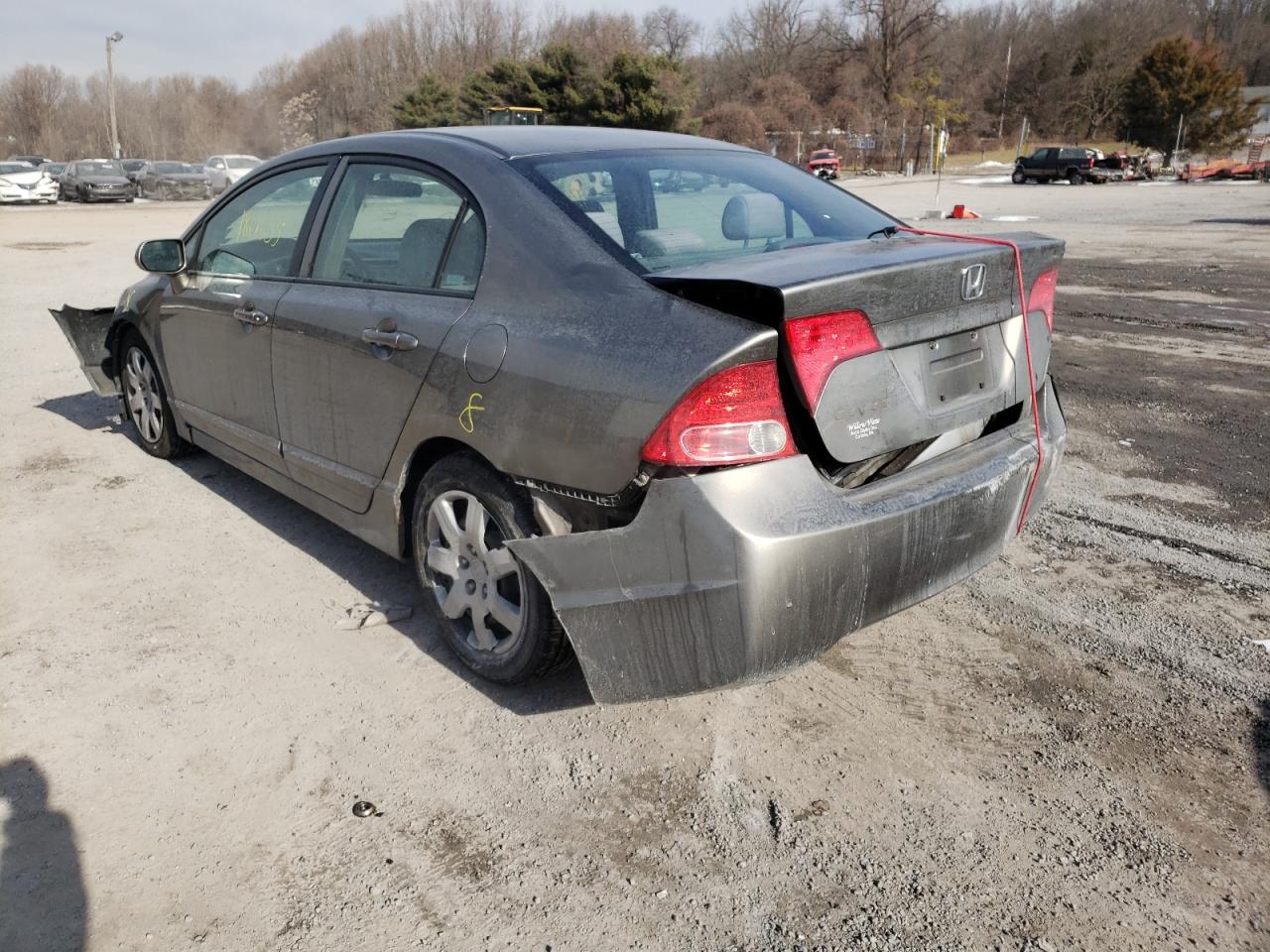 Photo 3 from auction – 2008 HONDA CIVIC LX with VIN 2HGFA16518H306830