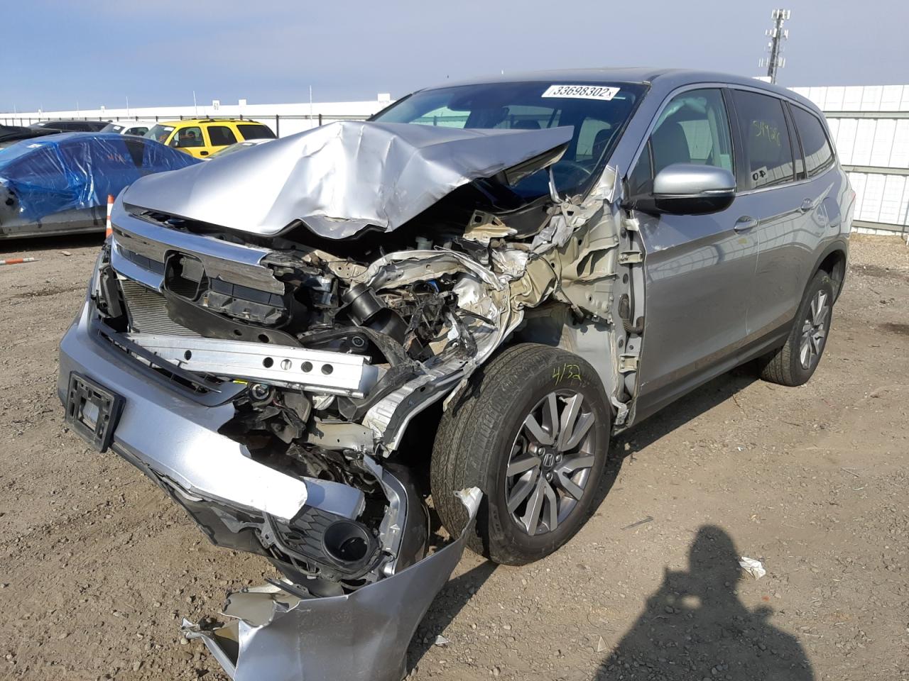 Photo 2 from auction – 2019 HONDA PILOT EXL with VIN 5FNYF6H44KB088275