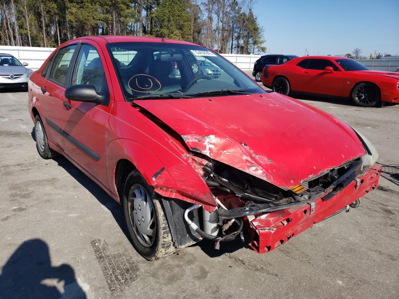 FORD FOCUS LX 2002 with VIN 1FAFP33P72W175965 - Photo from auction