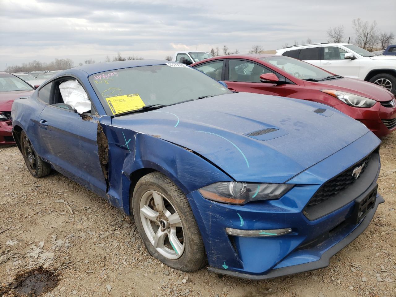 FORD MUSTANG 2018 with VIN 1FA6P8TH5J5163355 - Photo from auction