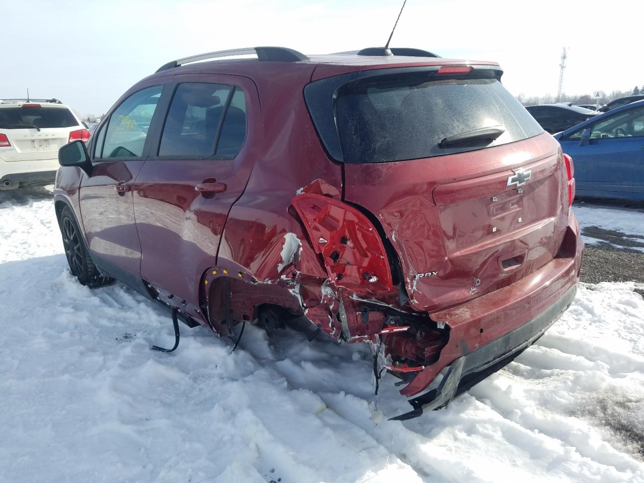Photo 3 from auction – 2021 CHEVROLET TRAX 1LT with VIN KL7CJLSB2MB342602