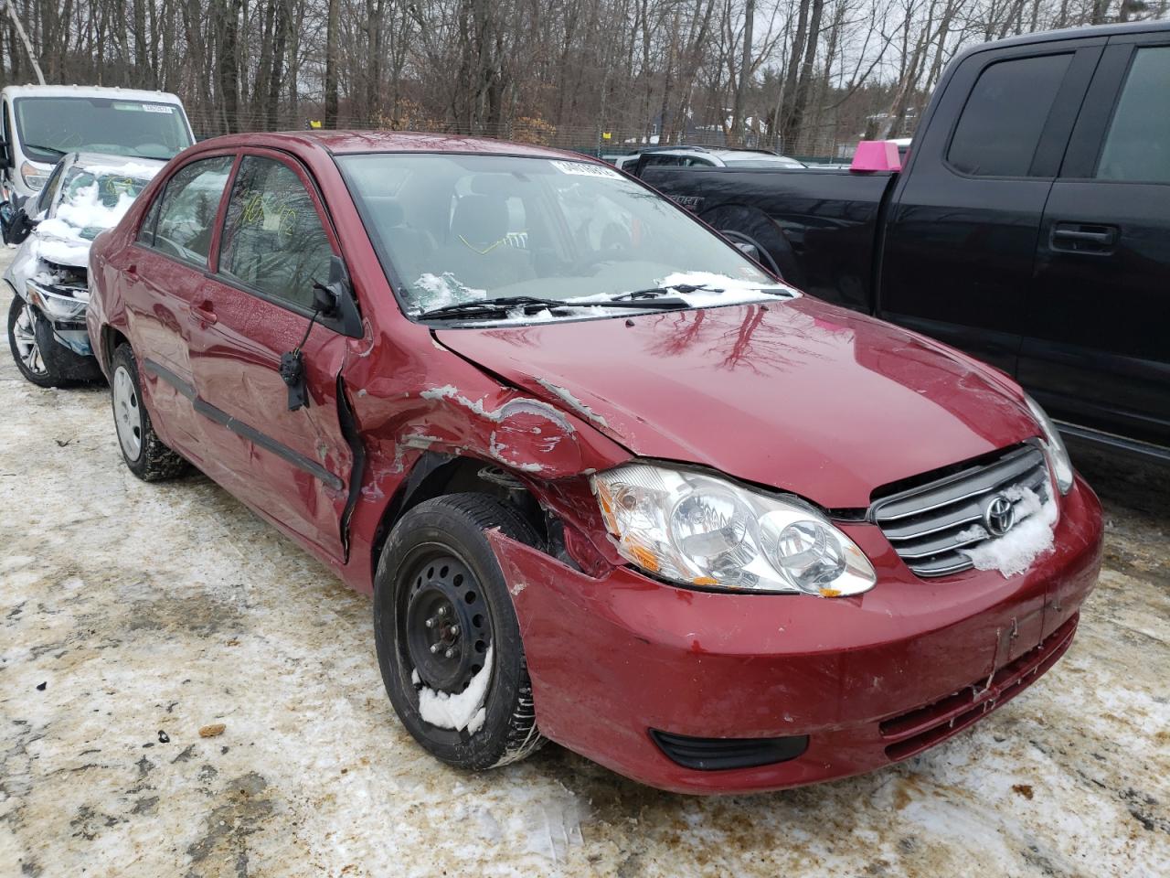 TOYOTA COROLLA CE 2004 with VIN JTDBR32EX42027452 - Photo from auction